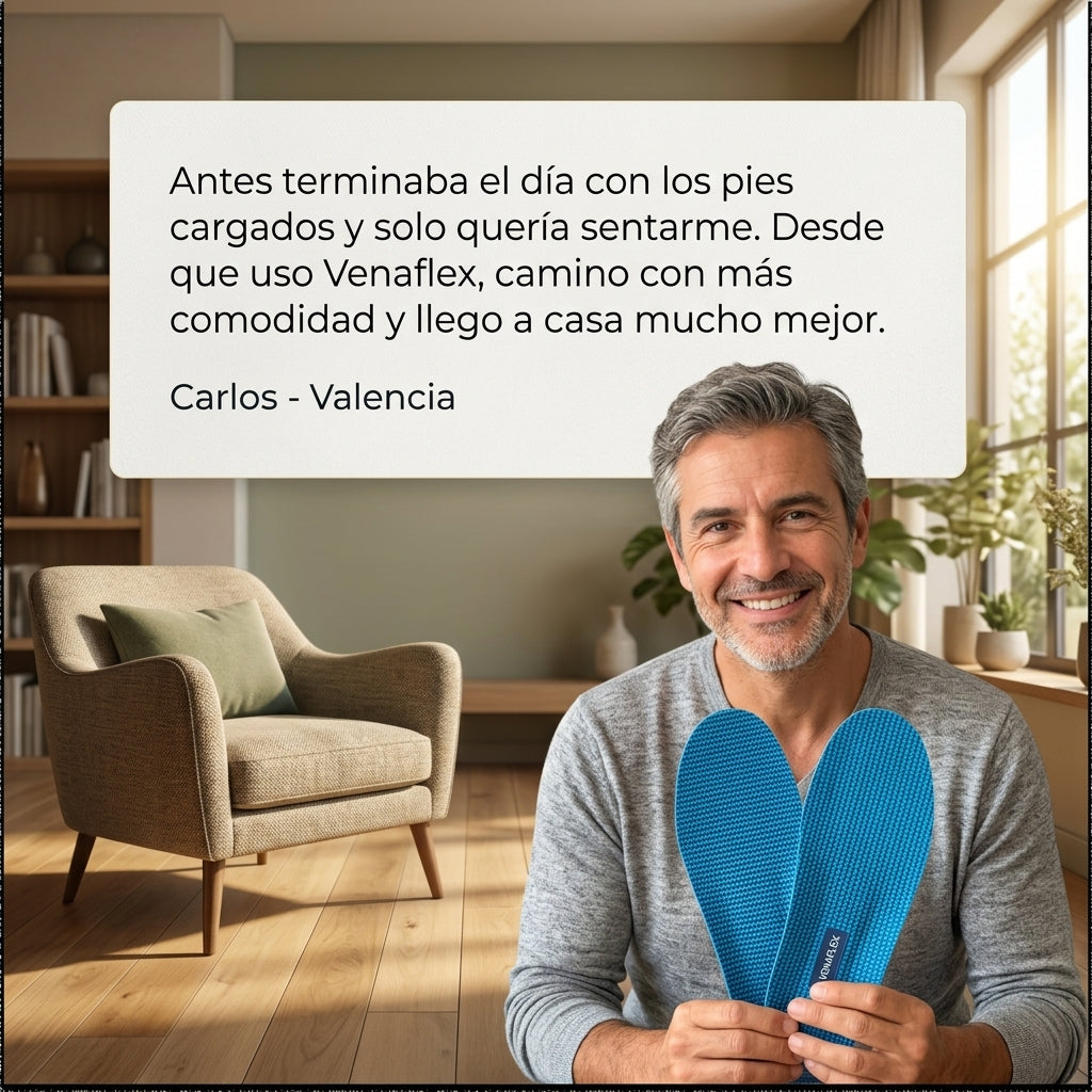 Plantillas Venaflex™️ - Camina con más comodidad cada día, sin depender de soluciones costosas ni complicadas.