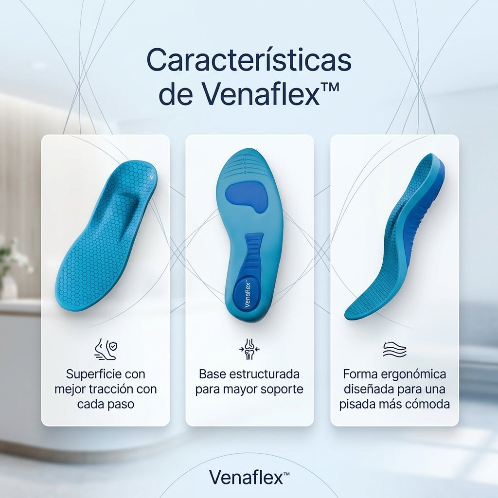 Plantillas Venaflex™️ - Camina con más comodidad cada día, sin depender de soluciones costosas ni complicadas.