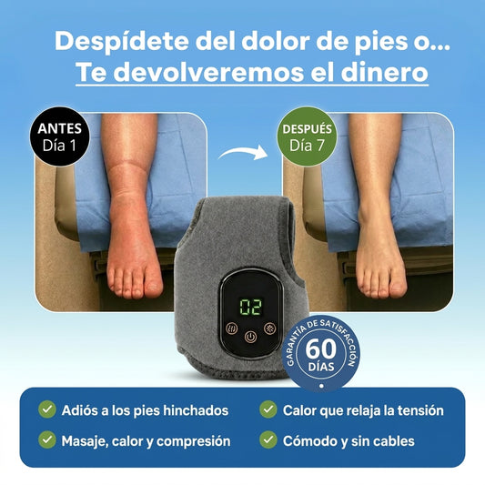 TheraPie™ — Masajeador 3-en-1: Alivia Piernas Cansadas e Hinchadas en 5 Minutos