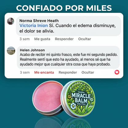 Vena Balm™ — Alivio rápido de la hinchazón y pesadez en piernas
